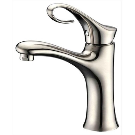 DAWN KITCHEN & BATH PRODUCTS INC Dawn Kitchen AB06 1295BN Single-Lever Brushed Nickel Bathroom Faucet With Pull Rod Drain AB06 1295BN